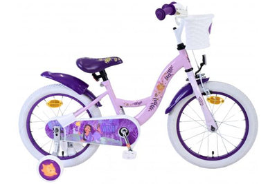 Disney Wish Barncykel 14 tum, Lila - Lilla Cykelbutiken