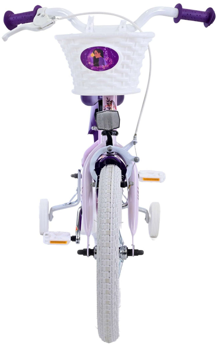 Disney Wish Barncykel 16 tum, Lila - Lilla Cykelbutiken