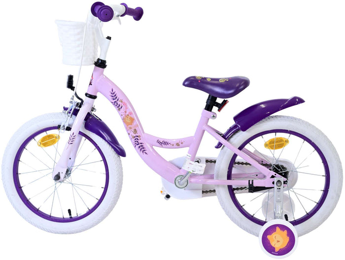 Disney Wish Barncykel 16 tum, Lila - Lilla Cykelbutiken
