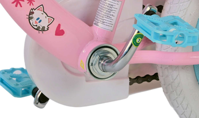 Woezel & Pip Barncykel 12 tum, Rosa - Lilla Cykelbutiken