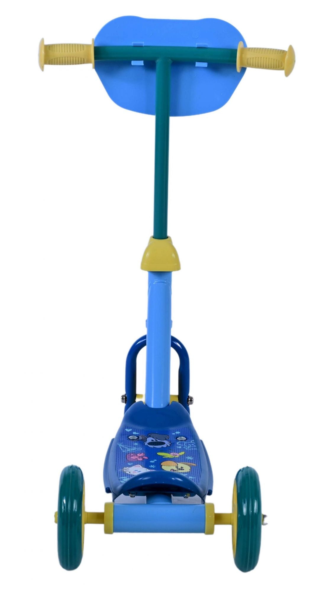 Woezel & Pip Sparkcykel 12 tum, Blå Gul - Lilla Cykelbutiken
