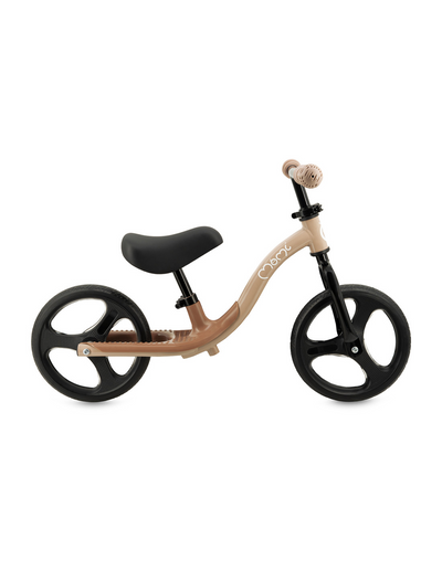 MoMi ISOKA Balanscykel Med Led, Beige - Lilla Cykelbutiken