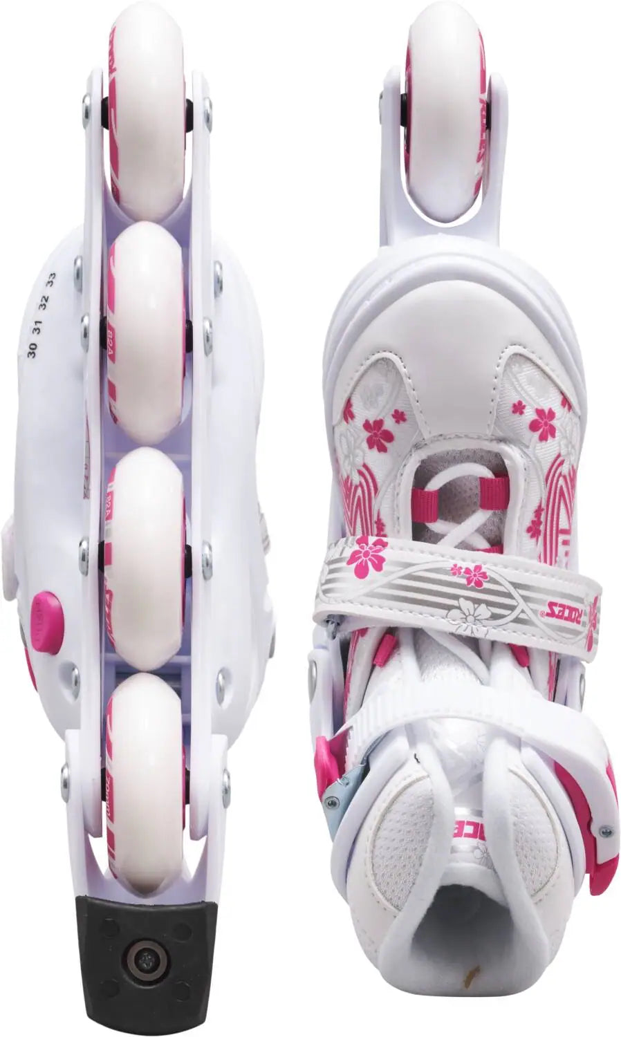 Roces Jokey 3.0 Inlines, Vita - Lilla Cykelbutiken