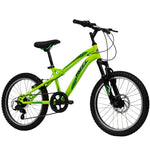 Huffy Extent 20 tum – Junior Mountainbike 6 växlar & skivbroms (Grön)