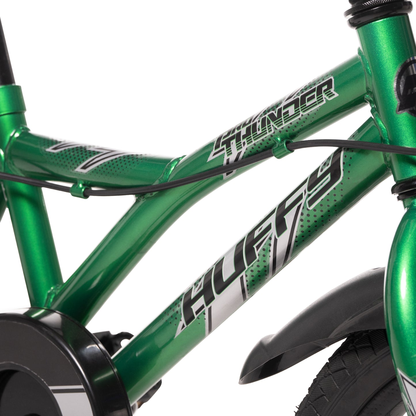 Huffy Pro Thunder 16-tum barncykel - 5-7  år - grön