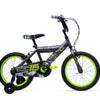 Huffy Delirium 16-tum BMX Style cykel grå och grön 5-7 år