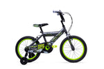 Huffy Delirium 16-tum BMX Style cykel grå och grön 5-7 år