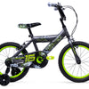 Huffy Delirium 16-tum BMX Style cykel grå och grön 5-7 år