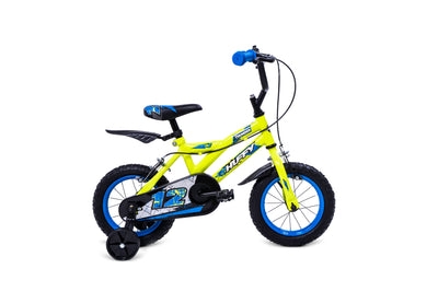 Huffy Pro Thunder 12-tum gul BMX cykel barn 3-5 år