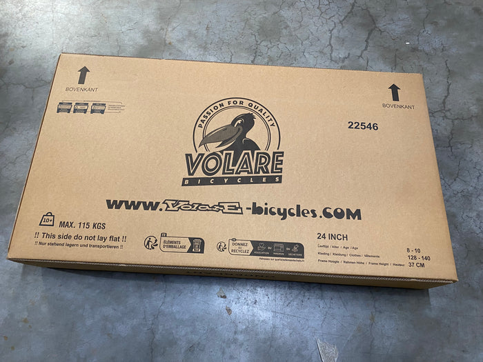 Volare Cross Barncykel 24 tum, 3 växlar, Blå - För barn 8-10 år