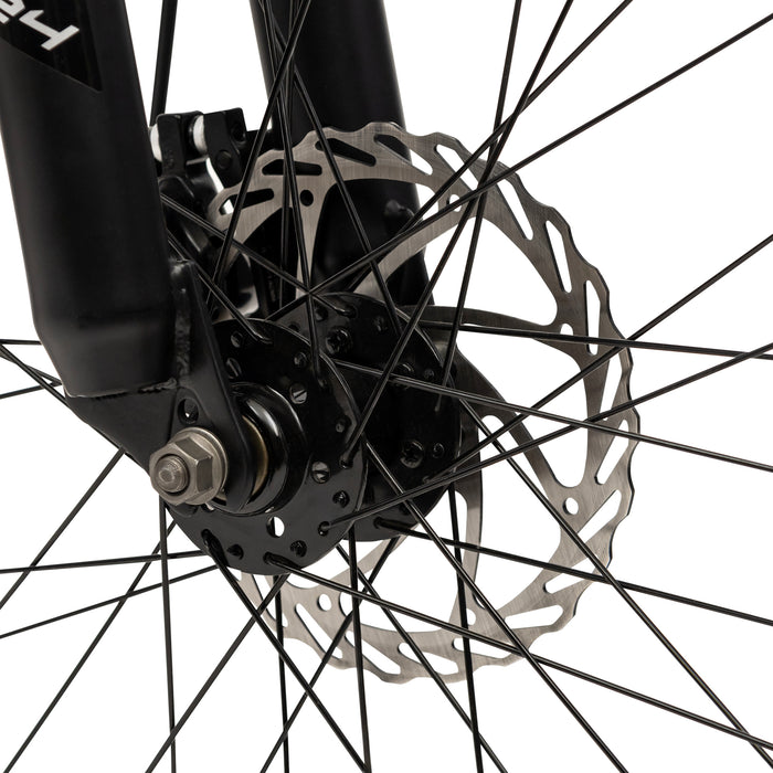 Huffy Korros 26 tum Hardtail MTB, 21 Shimano-växlar & X-frame (Mörkblå/Svart)