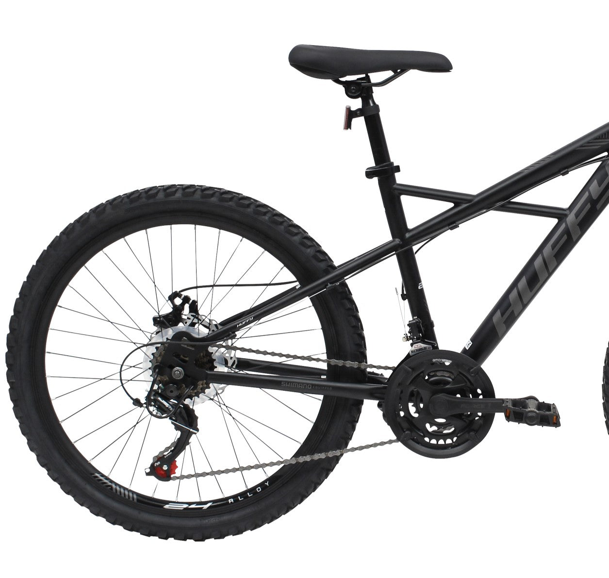 Huffy Korros 26 tum Hardtail MTB, 21 Shimano-växlar & X-frame (Mörkblå/Svart)