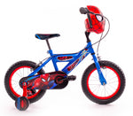 Huffy Marvel Spiderman 14-tums barncykel 4 -6  år + stödhjul