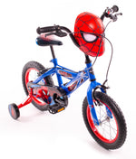 Huffy Marvel Spiderman 14-tums barncykel 4 -6  år + stödhjul