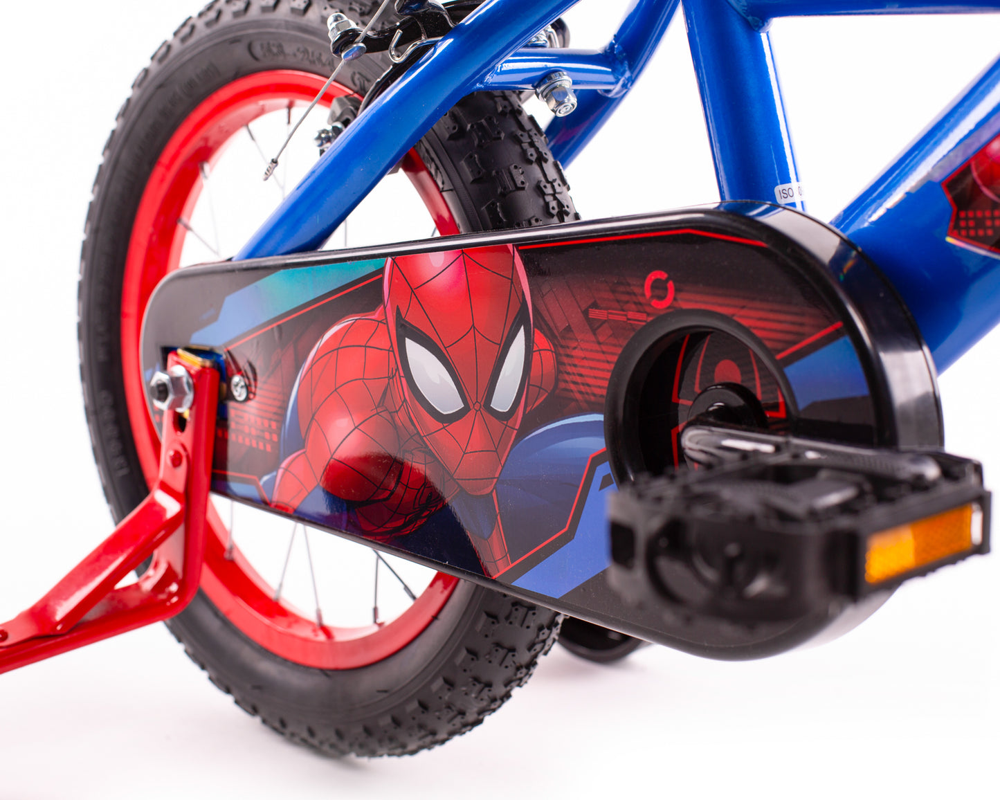 Huffy Marvel Spiderman 14-tums barncykel 4 -6  år + stödhjul