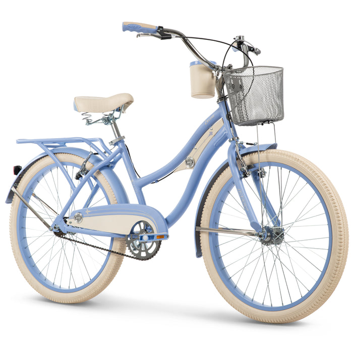 Huffy Deluxe 24 tum Barncykel Haven Blue - För barn 8-11 år