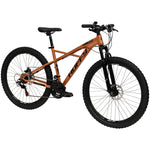 Huffy Korros 27.5" – Hardtail MTB med 21 Shimano-växlar & X-Frame (Bronze)
