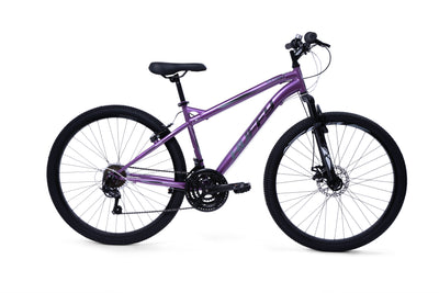 Huffy Extent mountainbike 27.5 tum 18 växlar Gloss lila - 18 växlar