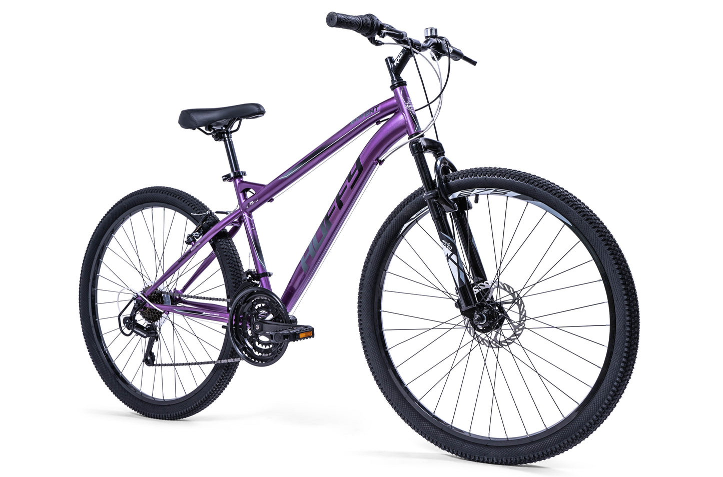 Huffy Extent mountainbike 27.5 tum 18 växlar Gloss lila - 18 växlar