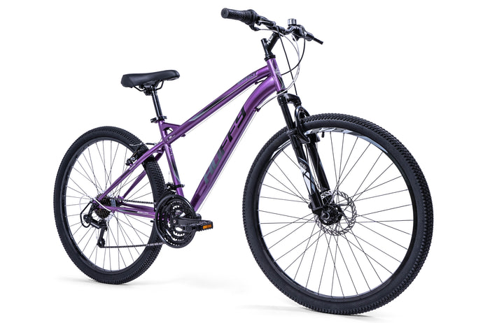 Huffy Extent mountainbike 27.5 tum 18 växlar Gloss lila - 18 växlar