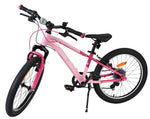 Volare Boost Barncykel 20 tum, 7 växlar, dubbla handbromsar, Rosa - För barn 6-8 år