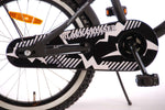 Volare Black Cruiser Barncykel 18 tum, Svart - Lilla Cykelbutiken