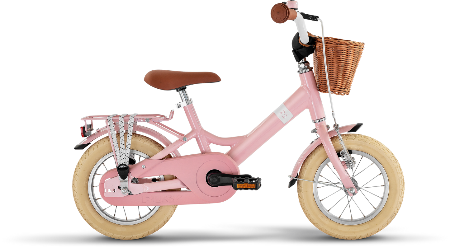 Puky Barncykel Youke 12 Tum Classic, Rosa - 3 år
