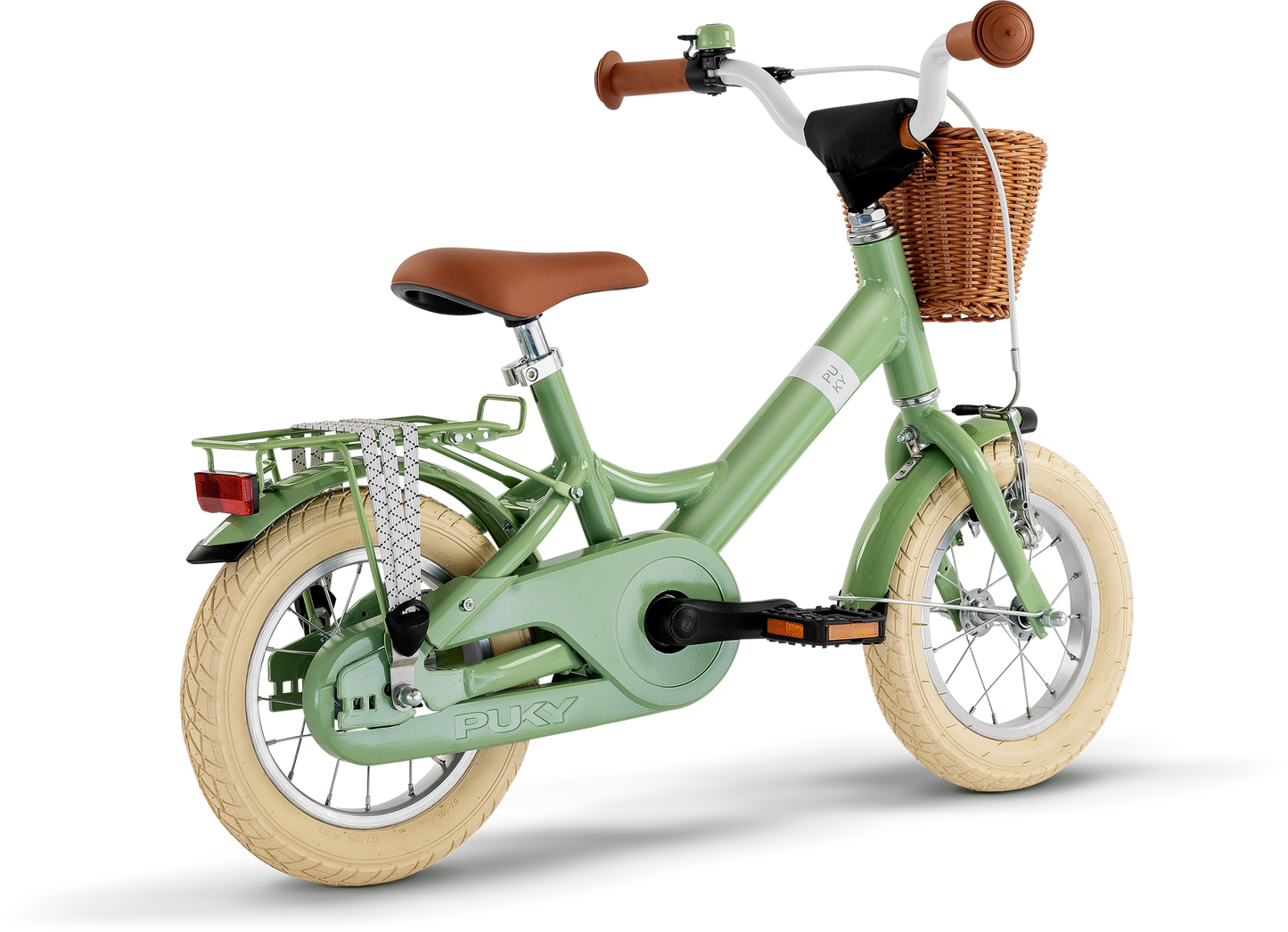 Puky Barncykel Youke 12 Tum Classic, Grön - 3 år