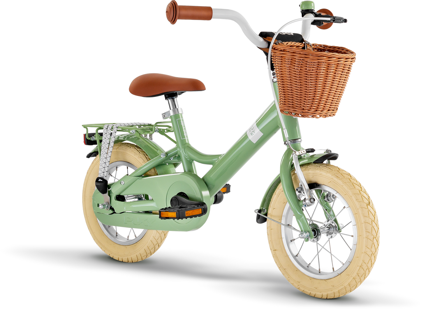 Puky Barncykel Youke 12 Tum Classic, Grön - 3 år