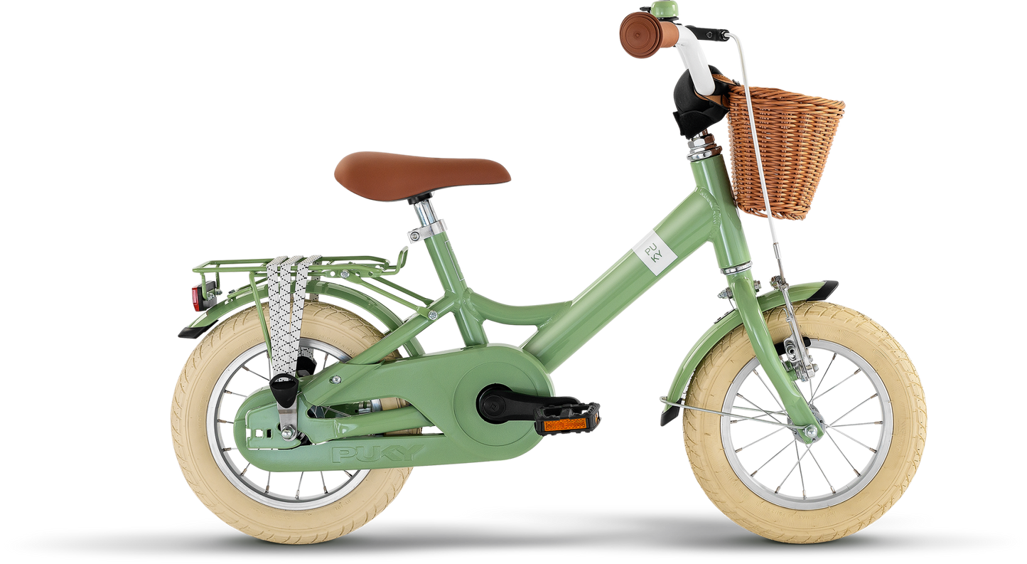 Puky Barncykel Youke 12 Tum Classic, Grön - 3 år