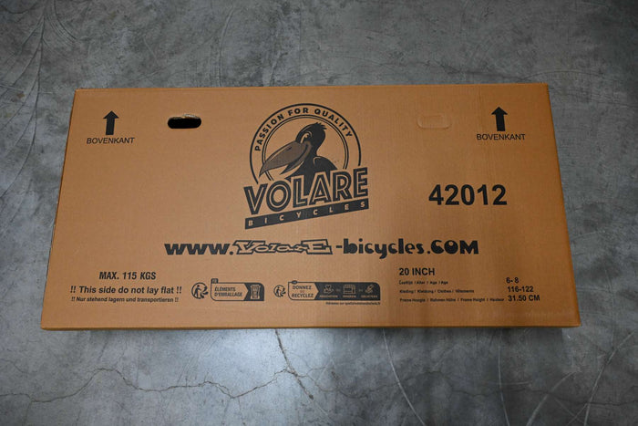 Volare Rocky Barncykel 20 tum, Svart - För barn 6-8 år