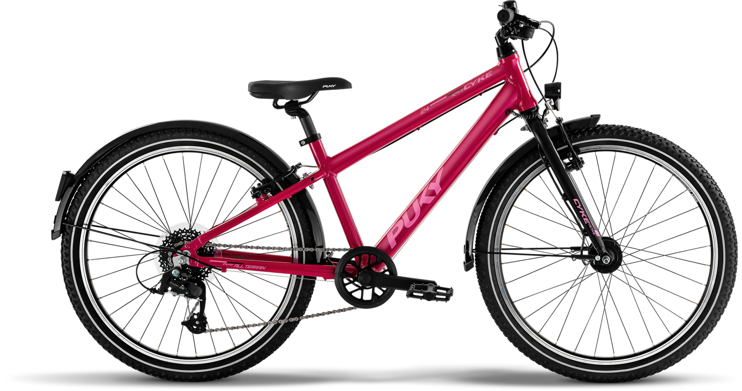Juniorcykel - 24 Tum - 8 år - 8 Gear - Dynamo Lampa - Puky Cyke