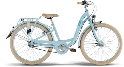 Juniorcykel - 24 Tum - 8 år - 3 Gear - Dynamo Lampa - Puky Skyride Classic
