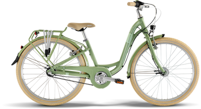 Juniorcykel - 24 Tum - 8 år - 3 Gear - Dynamo Lampa - Puky Skyride Classic