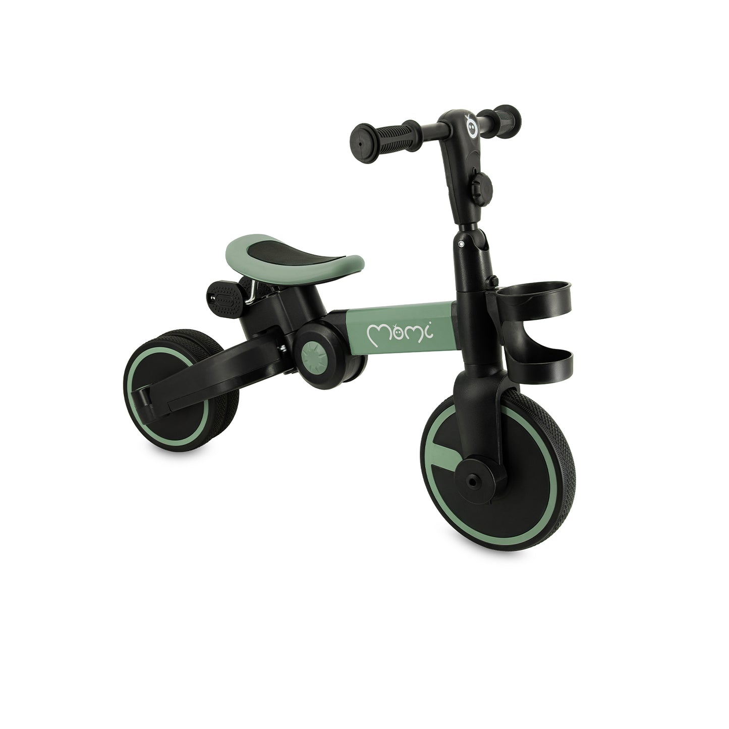 MoMi FILO 3-i-1 Cykel – Hopfällbar, Mångsidig & Barnvänlig Grön