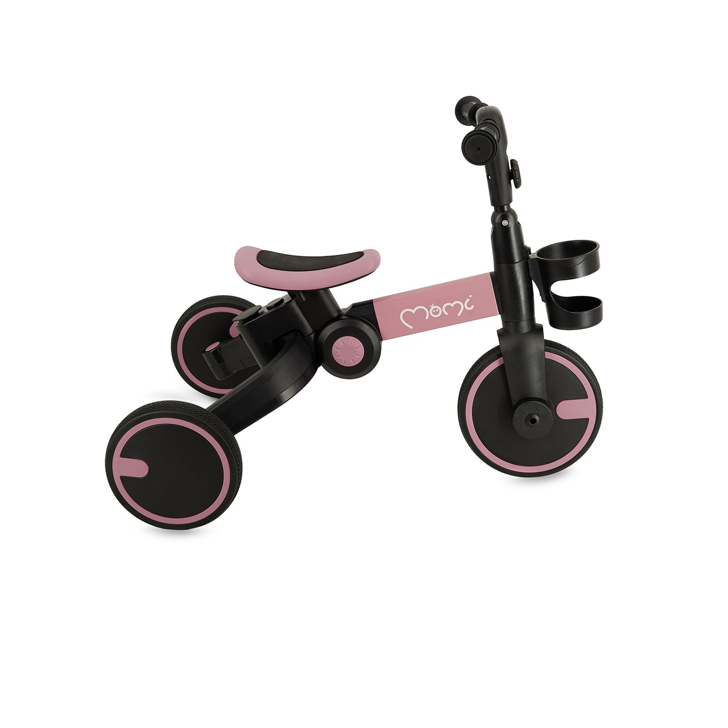 MoMi FILO 3-i-1 Cykel – Hopfällbar, Mångsidig & Barnvänlig Rosa