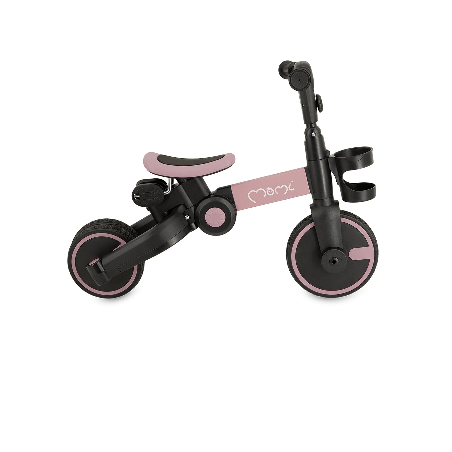 MoMi FILO 3-i-1 Cykel – Hopfällbar, Mångsidig & Barnvänlig Rosa