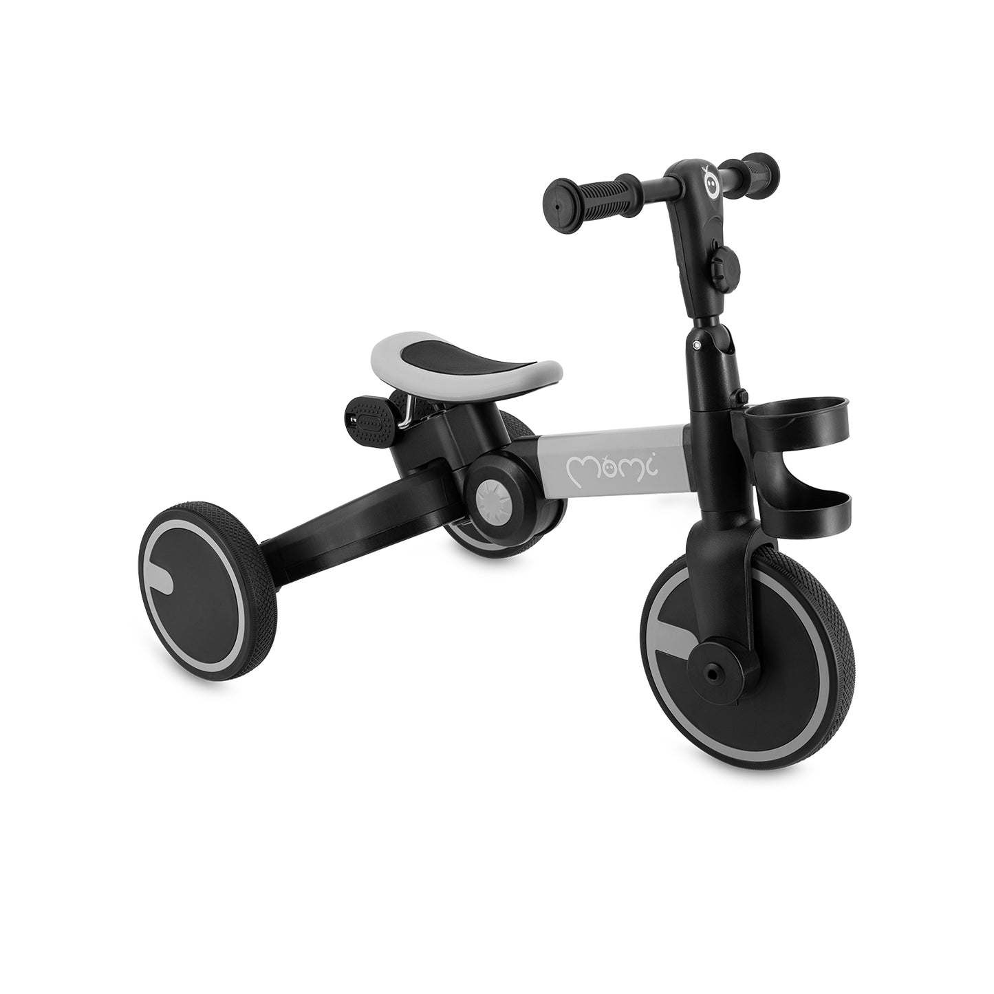 MoMi FILO 3-i-1 Cykel – Hopfällbar, Mångsidig & Barnvänlig Grå