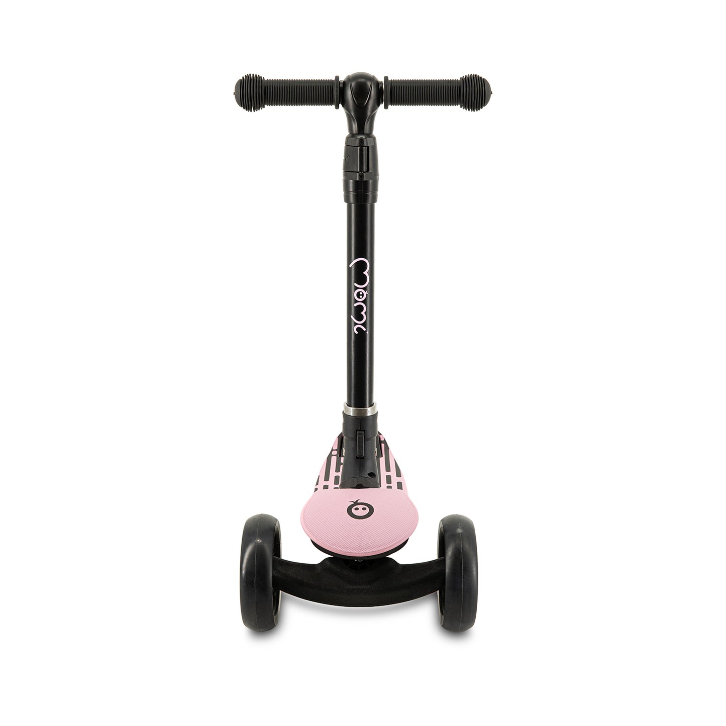 MoMi SAN Sparkcykel Svart – Hopfällbar Sparkcykel med LED-hjul, Rosa