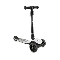 MoMi SAN Sparkcykel Svart – Hopfällbar Sparkcykel med LED-hjul, Grå