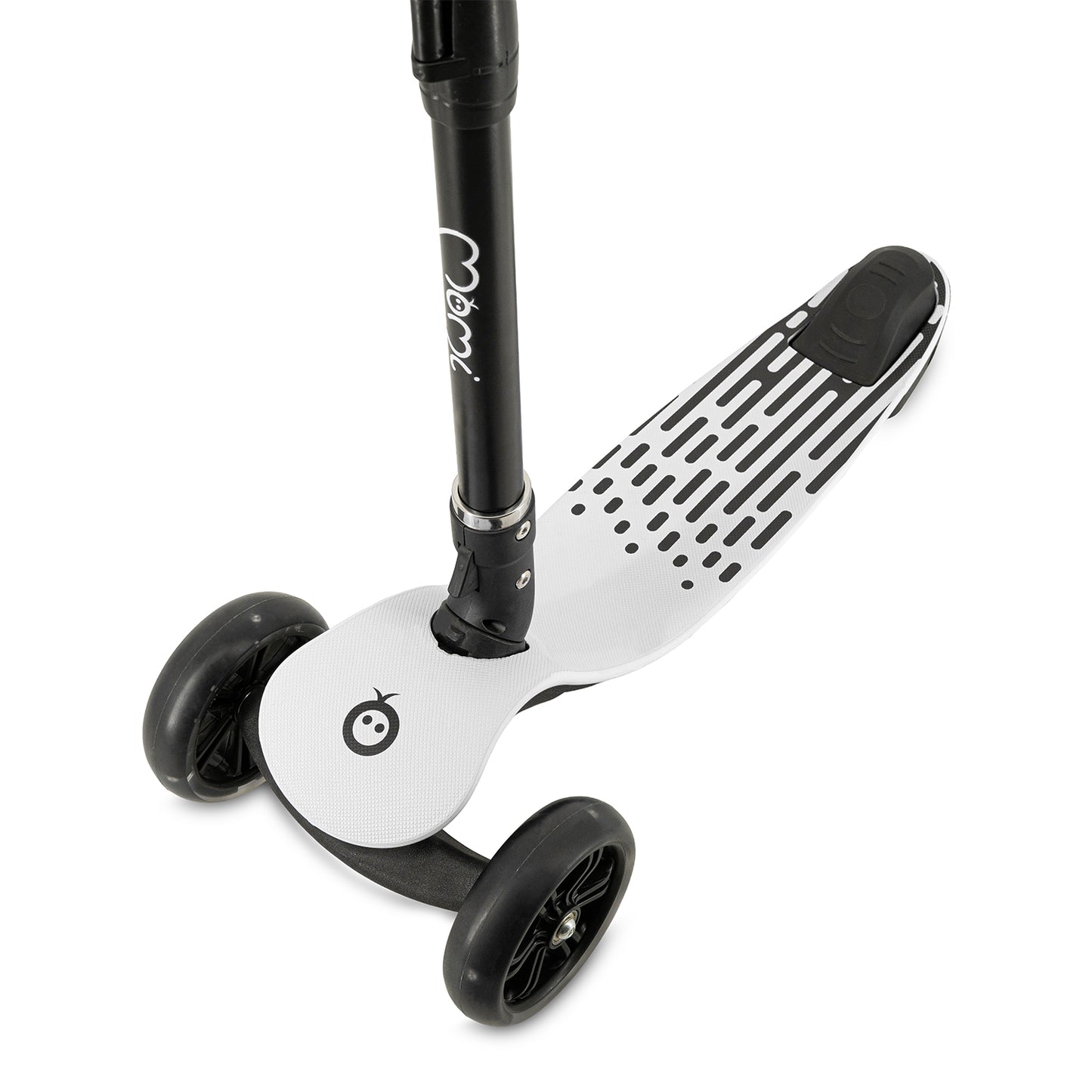 MoMi SAN Sparkcykel Svart – Hopfällbar Sparkcykel med LED-hjul, Grå