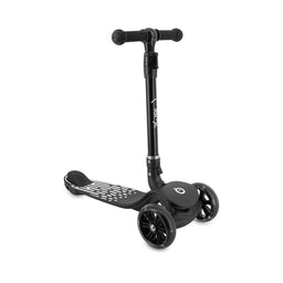 MoMi SAN Sparkcykel Svart – Hopfällbar Sparkcykel med LED-hjul, Svart