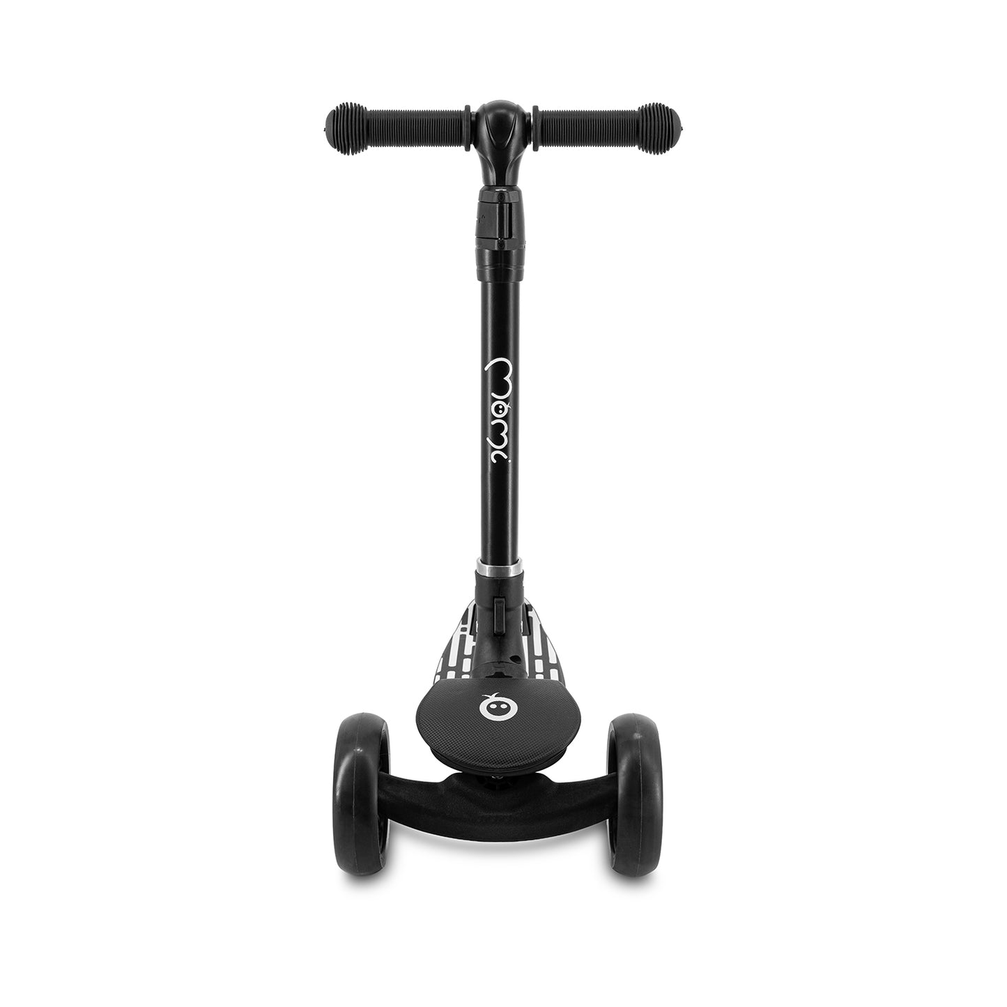 MoMi SAN Sparkcykel Svart – Hopfällbar Sparkcykel med LED-hjul, Svart