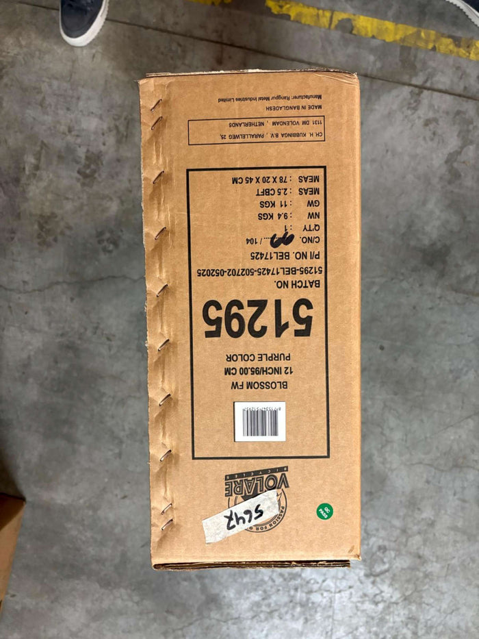 Volare Blossom Barncykel 12 tum, dubbla handbromsar, Lila - För barn 3-4 år