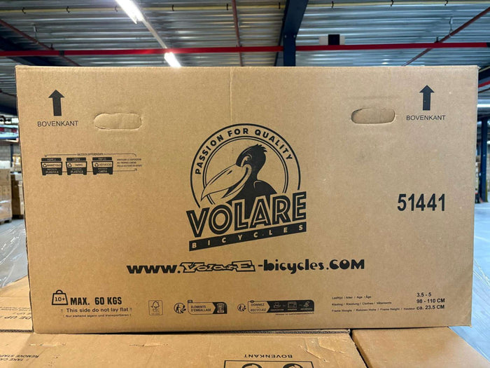 Volare Excellent Barncykel 14 tum, Grön - För barn 5-5 år