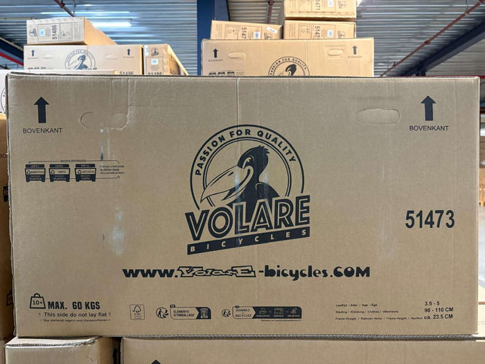 Volare Rocky Barncykel 14 tum, Grå - För barn 5-5 år