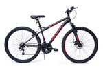 Huffy Extent mountainbike 27.5 tum 18 växlar svart/röd