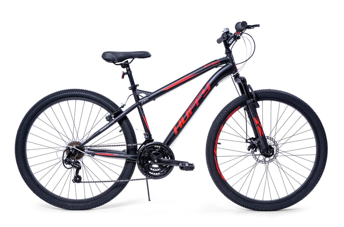 Huffy Extent mountainbike 27.5 tum 18 växlar svart/röd