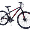 Huffy Extent mountainbike 27.5 tum 18 växlar svart/röd
