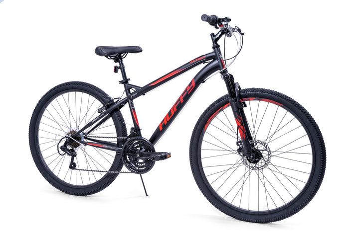 Huffy Extent mountainbike 27.5 tum 18 växlar svart/röd